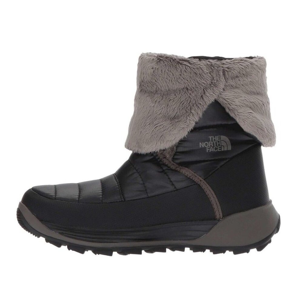 NORTH FACE Girls Size 4 Amore‎ II Winter Boots Navy Blue Water Resistant Warm - Picture 2 of 9